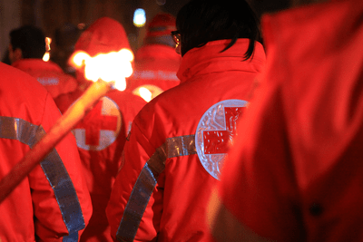 Fiaccolta della Croce Rossa Italiana - foto di repertorio di Daniele Aloisi